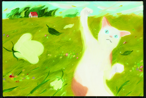 保坂和志+小沢さかえ「チャーちゃん」原画展